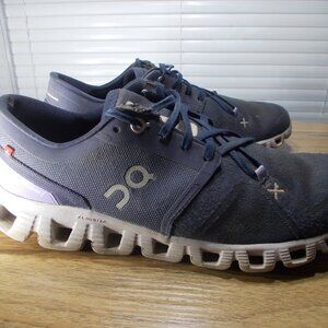 On Cloud X 3 Running Shoes Iron Fade Blue Women’s Size 9.5